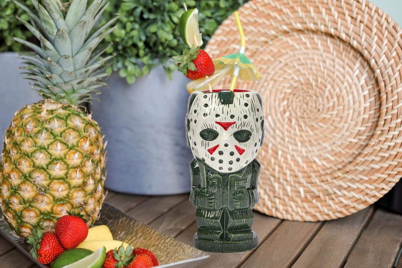 Friday The 13th Geeki Tikis Jason Voorhees Mug | Official Horror Collectible Tiki Style Ceramic Cup | Holds 26 Ounces - Image 5